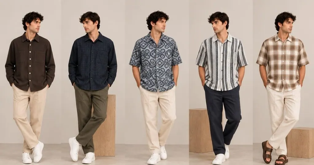 Menswear lookbook sample from Gupta