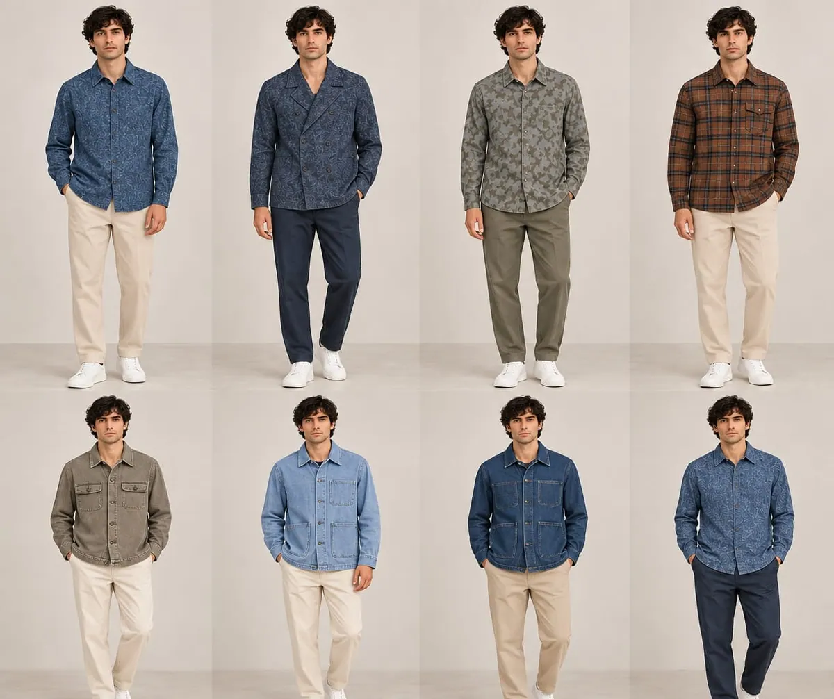 Menswear lookbook styles from Gupta