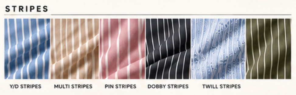 Stripe fabrics