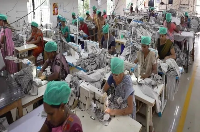 Apparel production floor at Gupta garment factory in Chennai