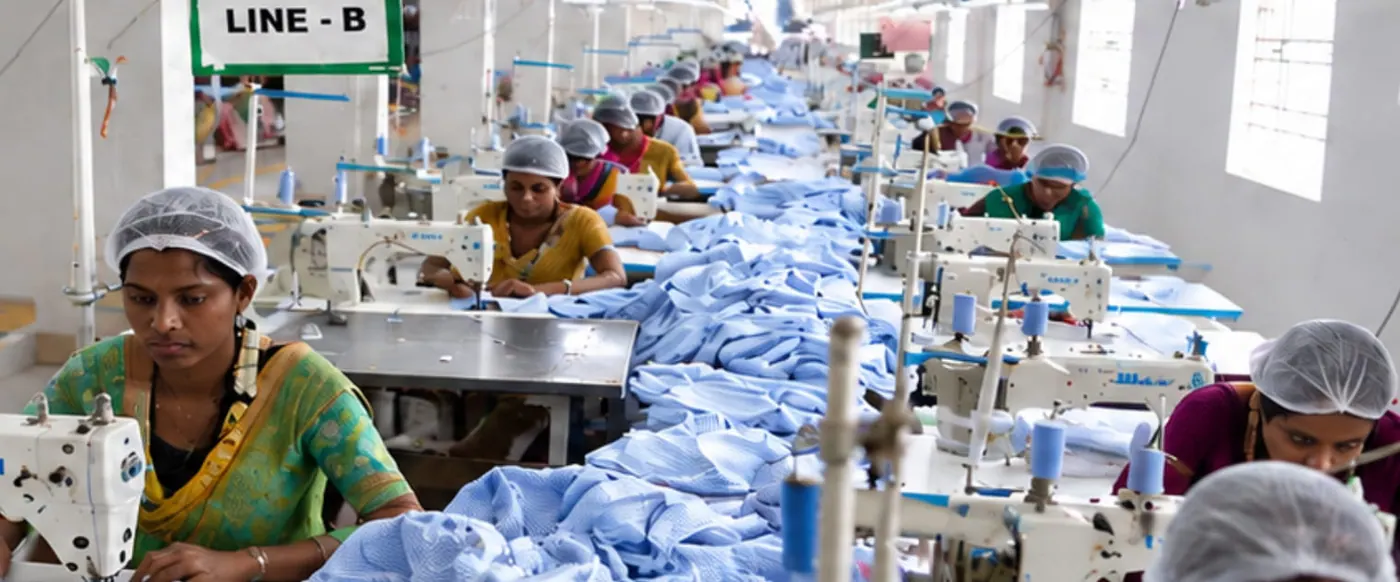 Thread spools and skilled operators on the Gupta production floor