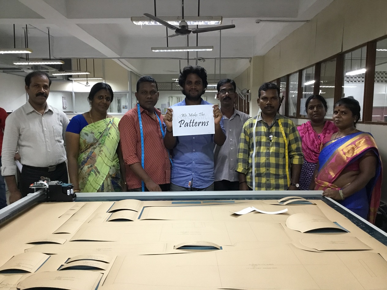 Pattern making team at work